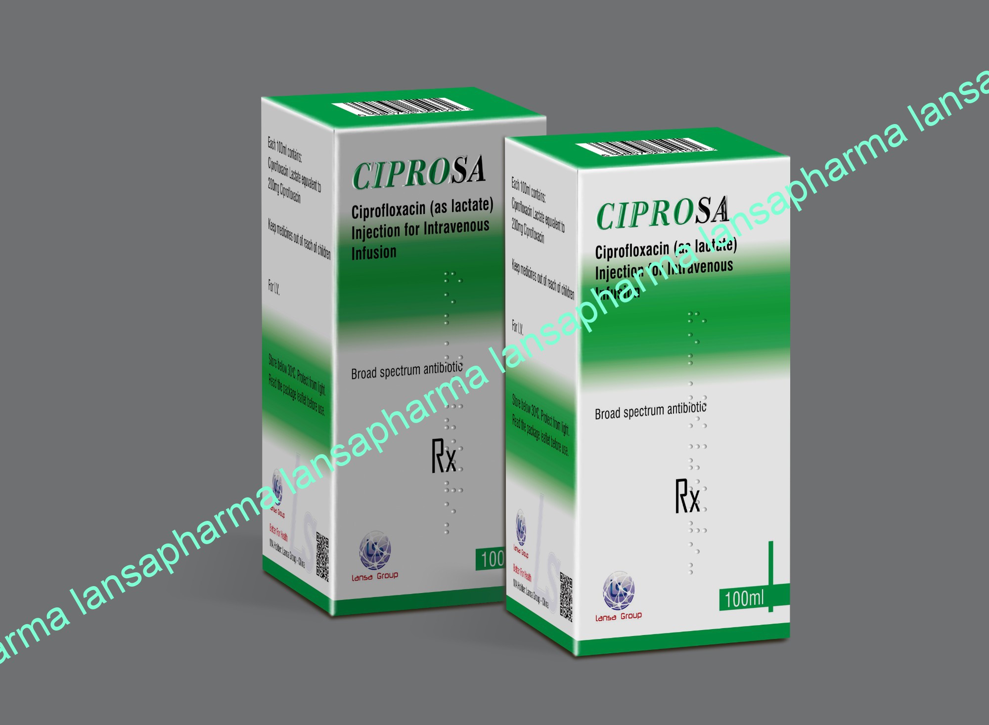 Ciprofloxacin (as lactate) Injection