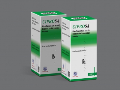 Ciprofloxacin (as lactate) Injection