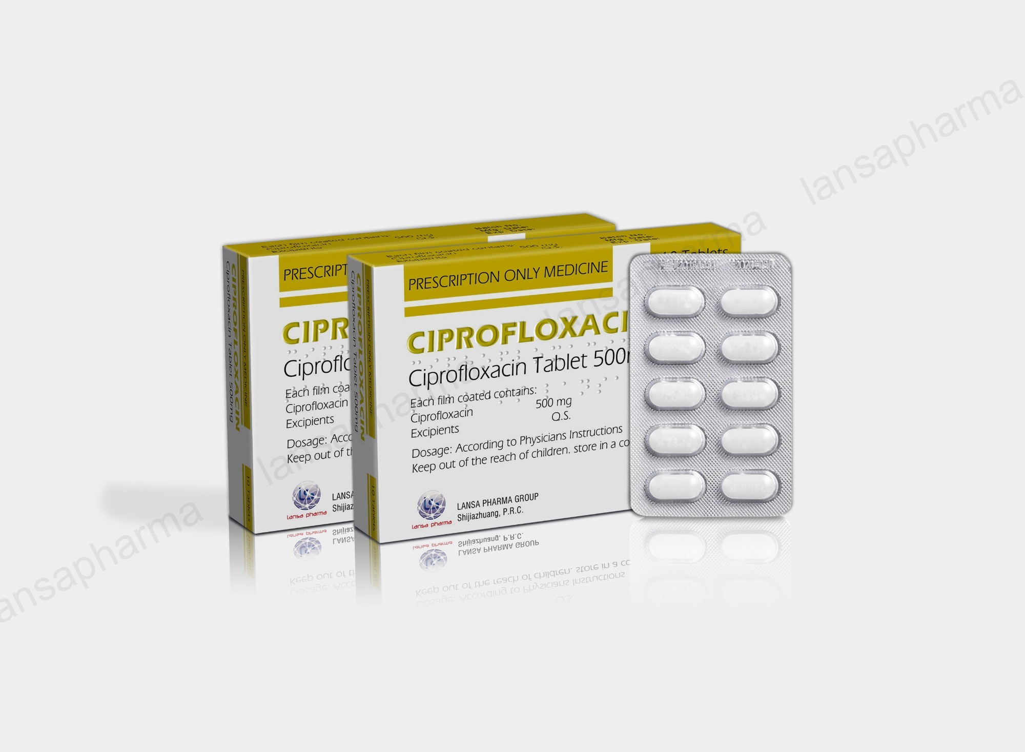 Ciprofloxacin 500 mg Tablets