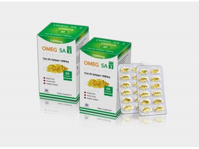Omega Fish Oil Softgels 1000mg